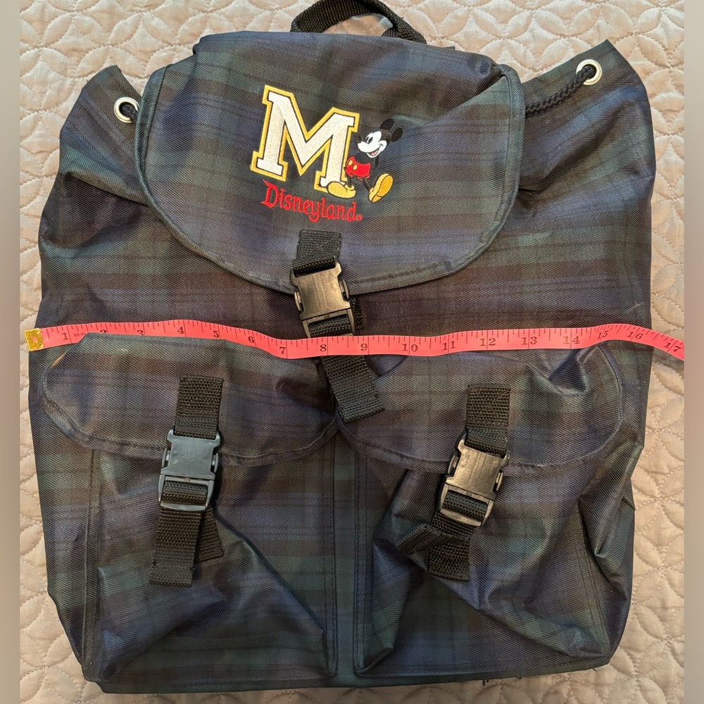 Mickey Mouse Plaid Backpack - Picture 6 of 7